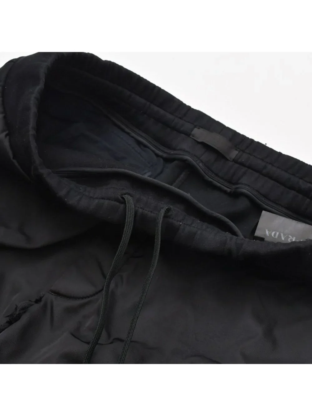 Prada Pants Bermuda Shorts Re-Nylon Black Cotton Polyamide